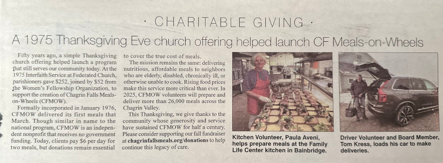 MOW in the news<br />
